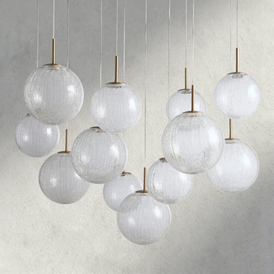 Casen Round Chandelier 20", 28", 34", 43" - Cyran Lamps