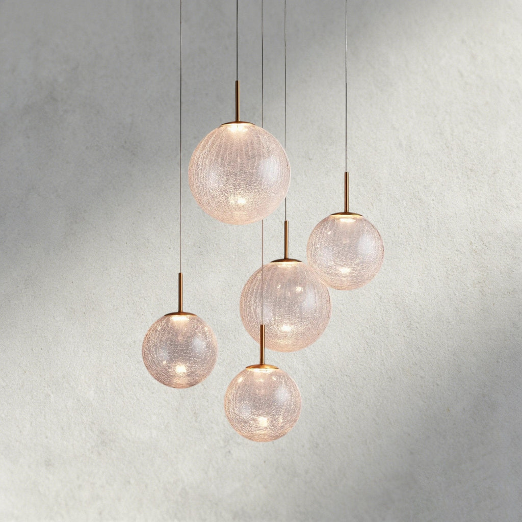 Casen Round Chandelier 20", 28", 34", 43" - Cyran Lamps