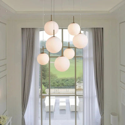 Casen Round Chandelier 20", 28", 34", 43" - Cyran Lamps