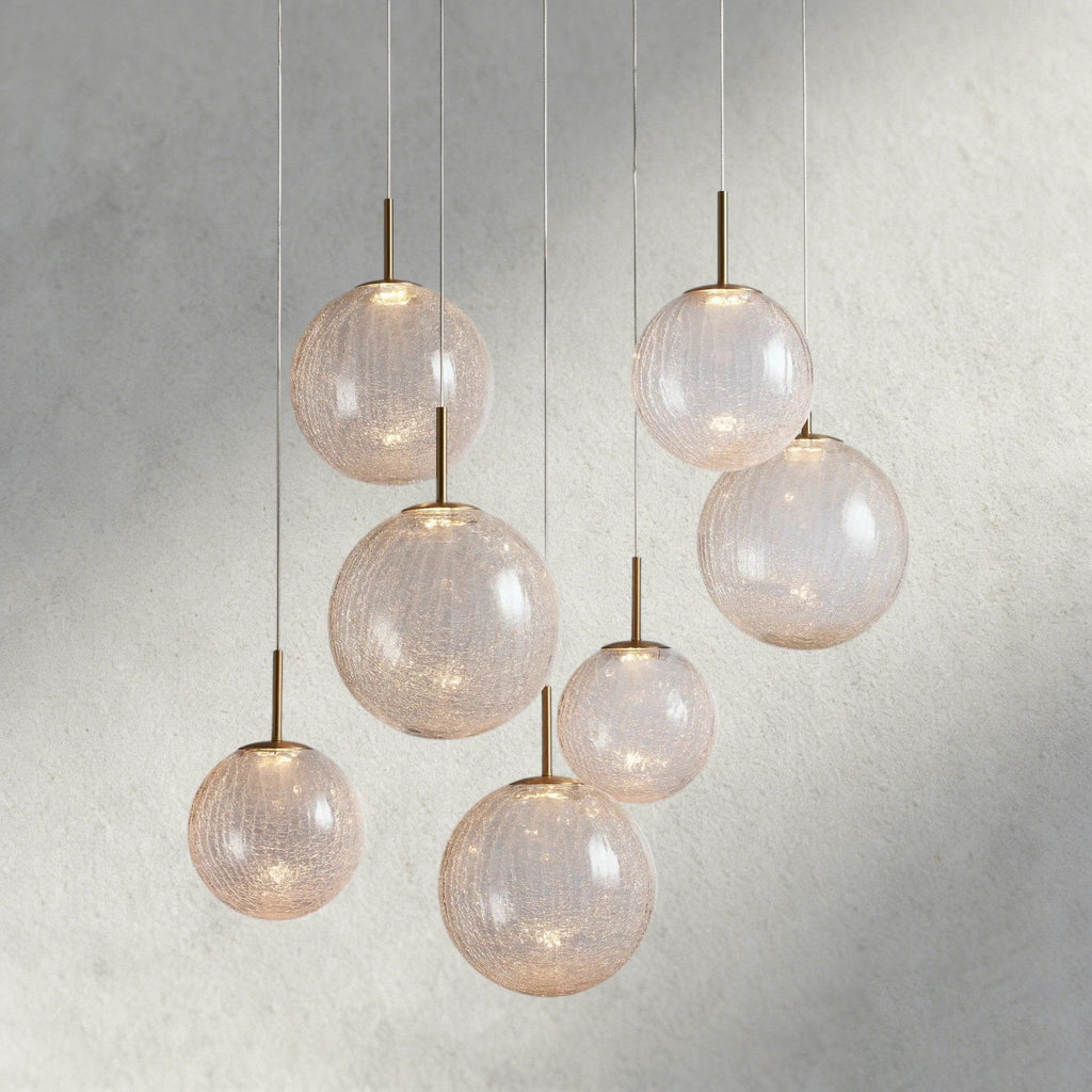 Casen Round Chandelier 20", 28", 34", 43" - Cyran Lamps