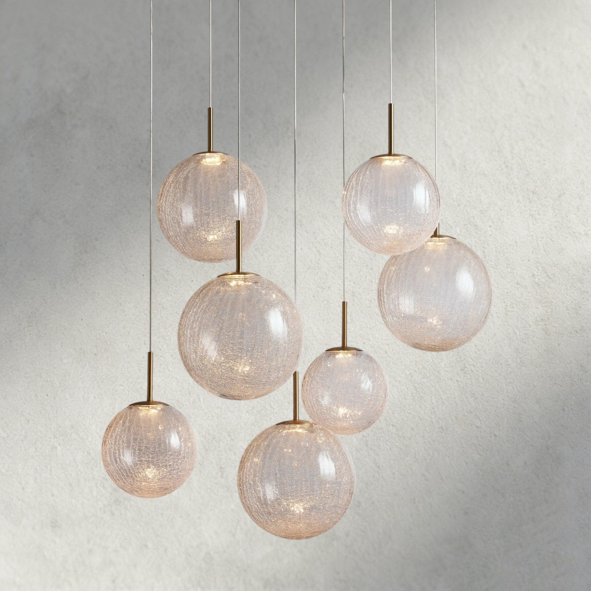 Casen Round Chandelier 20", 28", 34", 43" - Cyran Lamps