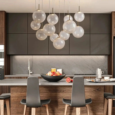 Casen Round Chandelier 20", 28", 34", 43" - Cyran Lamps