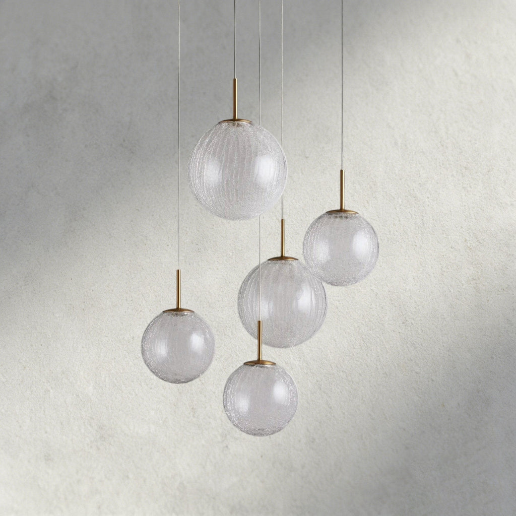 Casen Round Chandelier 20", 28", 34", 43" - Cyran Lamps