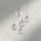 Casen Round Chandelier 20", 28", 34", 43" - Cyran Lamps