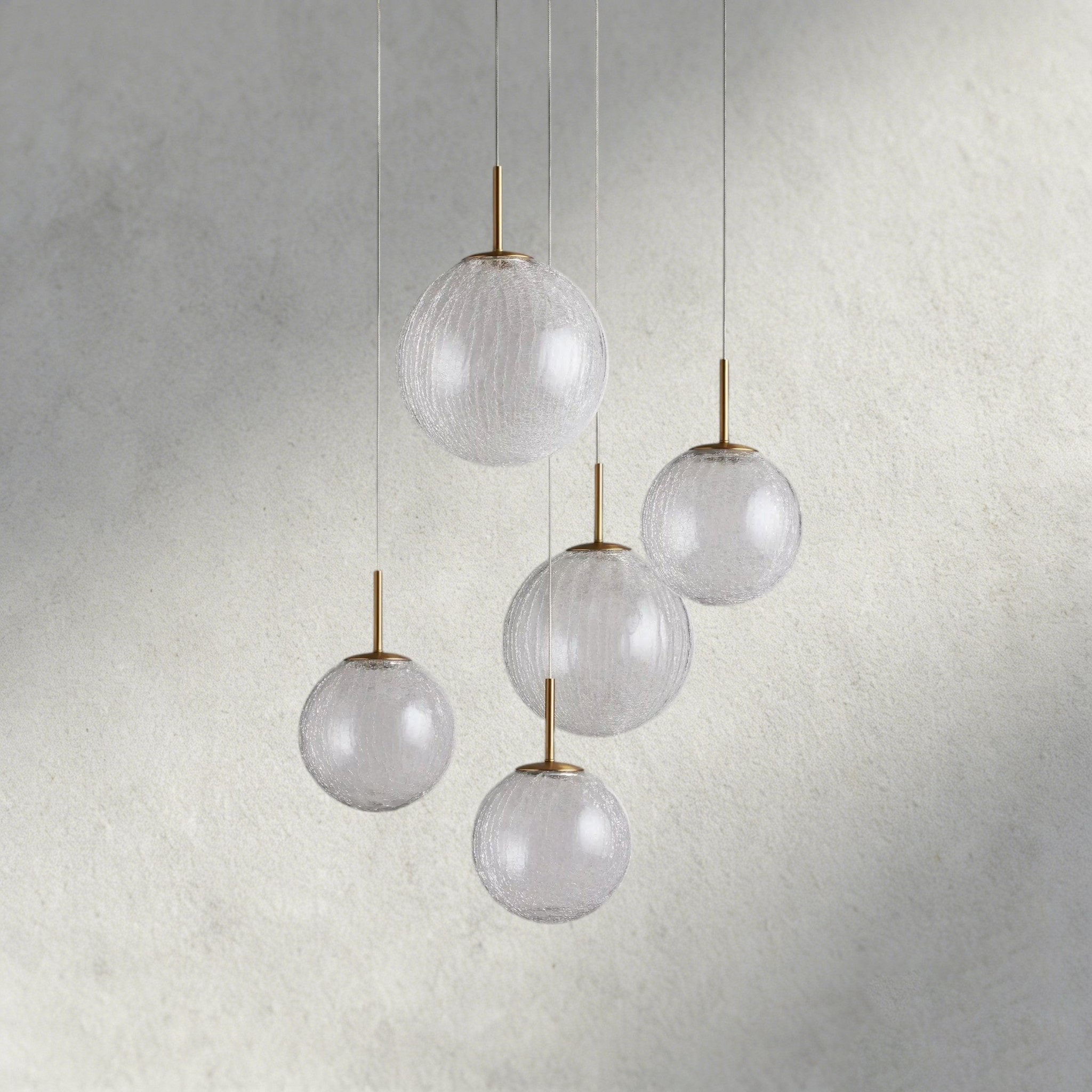 Casen Round Chandelier 20", 28", 34", 43" - Cyran Lamps