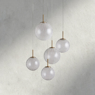 Casen Round Chandelier 20", 28", 34", 43" - Cyran Lamps