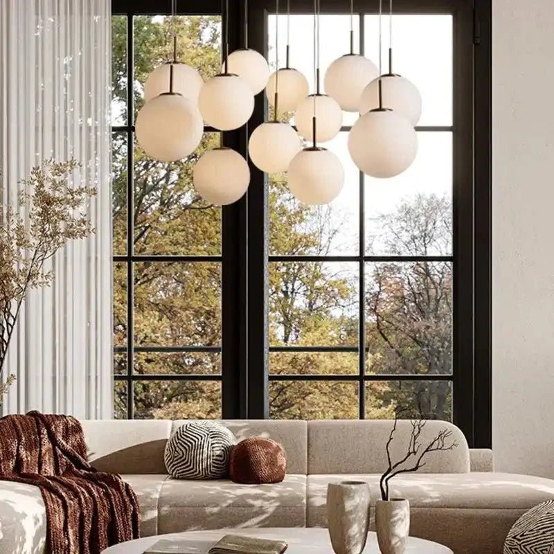 Casen Round Chandelier 20", 28", 34", 43" - Cyran Lamps