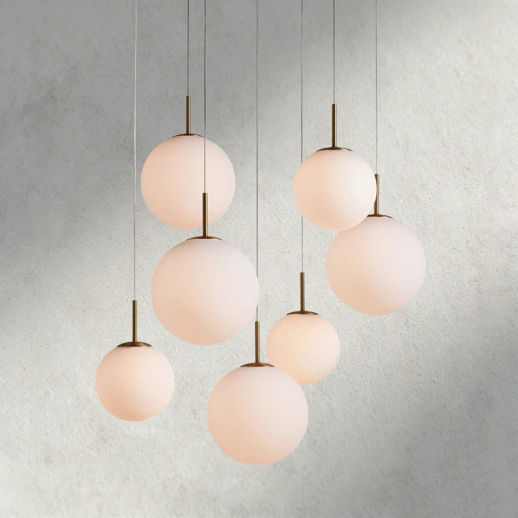 Casen Round Chandelier 20", 28", 34", 43" - Cyran Lamps
