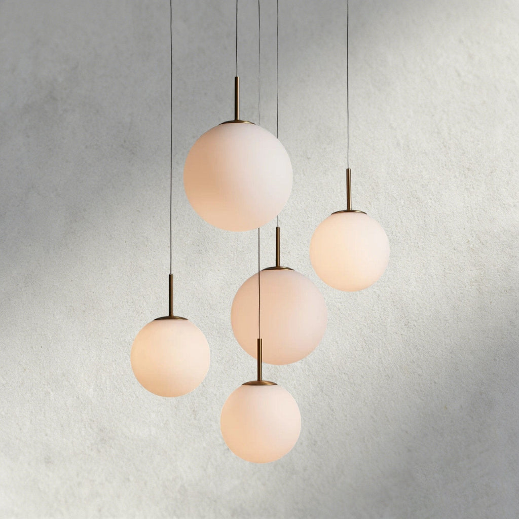 Casen Round Chandelier 20", 28", 34", 43" - Cyran Lamps