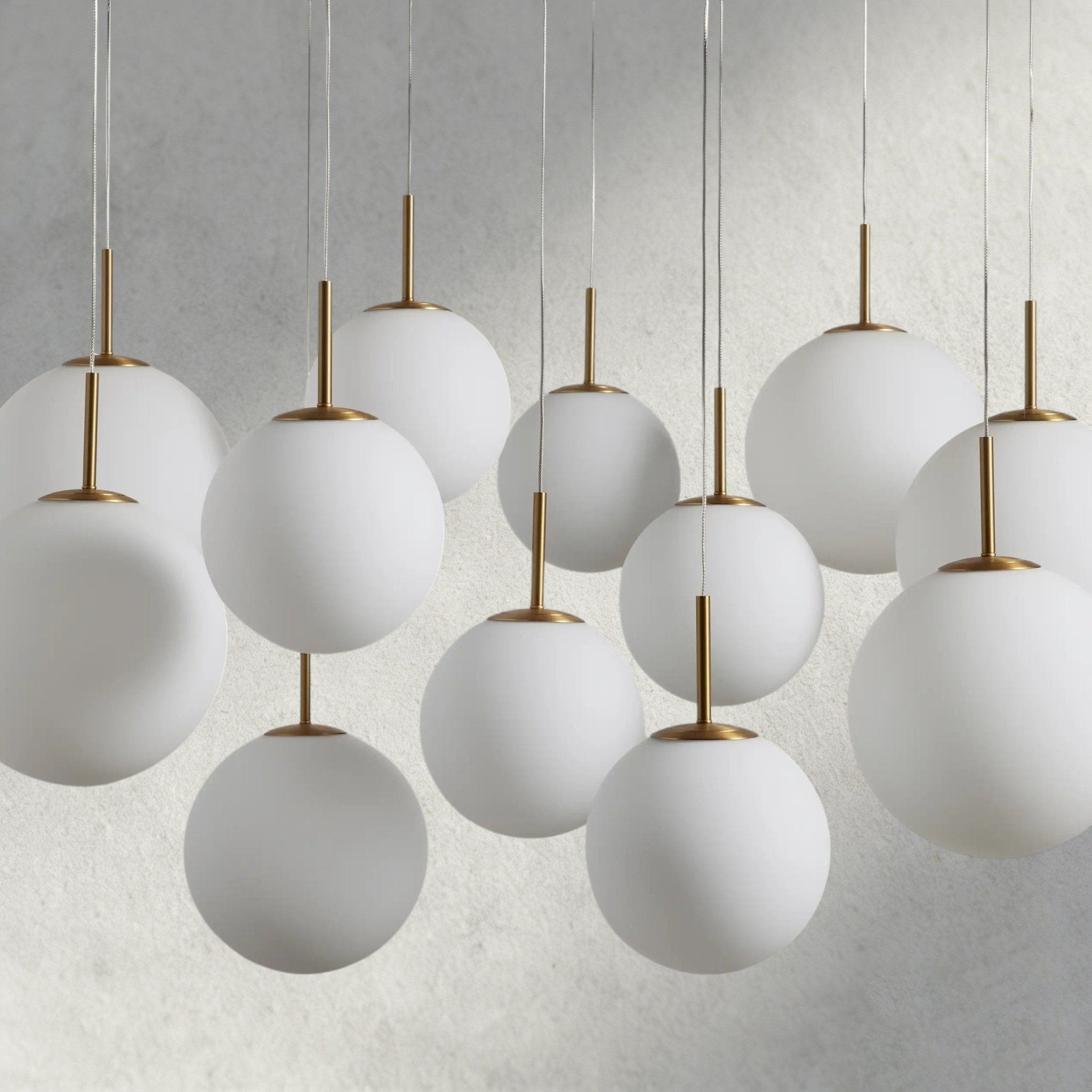 Casen Round Chandelier 20", 28", 34", 43" - Cyran Lamps