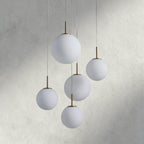 Casen Round Chandelier 20", 28", 34", 43" - Cyran Lamps