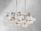 Cebret Glass Linear Chandelier - Cyran Lamps