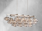 Cebret Glass Linear Chandelier - Cyran Lamps