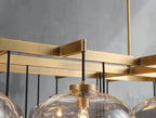 Cebret Glass Linear Chandelier - Cyran Lamps