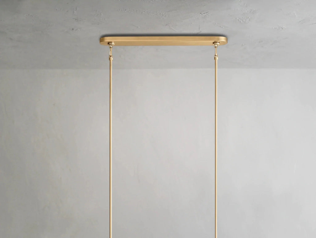 Cebret Glass Linear Chandelier - Cyran Lamps
