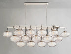 Cebret Glass Linear Chandelier - Cyran Lamps