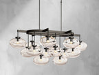 Cebret Glass Linear Chandelier - Cyran Lamps