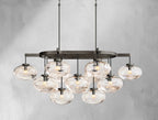 Cebret Glass Linear Chandelier - Cyran Lamps