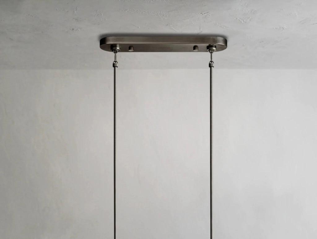 Cebret Glass Linear Chandelier - Cyran Lamps