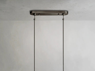 Cebret Glass Linear Chandelier - Cyran Lamps