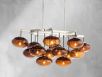 Cebret Glass Linear Chandelier - Cyran Lamps