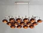 Cebret Glass Linear Chandelier - Cyran Lamps