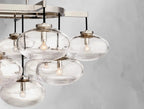 Cebret Glass Linear Chandelier - Cyran Lamps