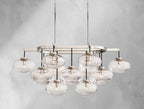 Cebret Glass Linear Chandelier - Cyran Lamps