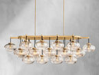 Cebret Glass Linear Chandelier - Cyran Lamps