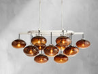 Cebret Glass Linear Chandelier - Cyran Lamps