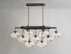 Cebret Glass Linear Chandelier - Cyran Lamps