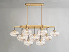 Cebret Glass Linear Chandelier - Cyran Lamps