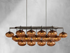 Cebret Glass Linear Chandelier - Cyran Lamps