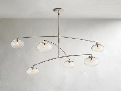 Cebret Glass Mobile Round Chandelier - Cyran Lamps