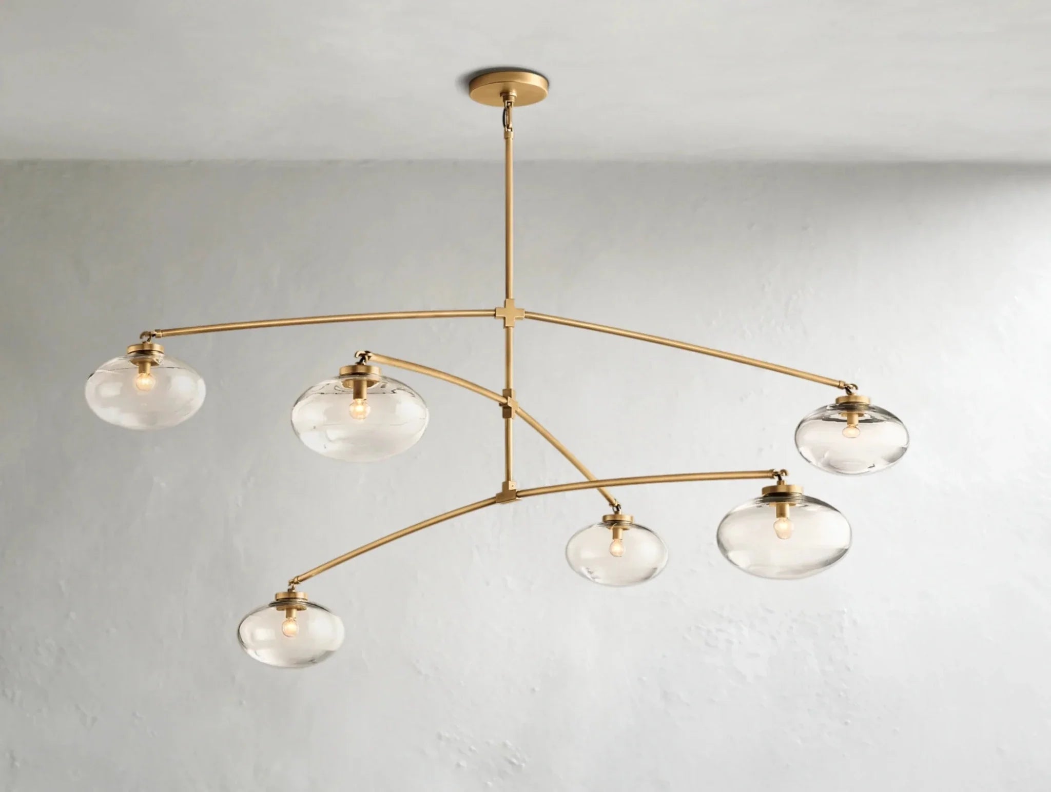 Cebret Glass Mobile Round Chandelier - Cyran Lamps