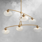 Cebret Glass Mobile Round Chandelier - Cyran Lamps
