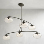 Cebret Glass Mobile Round Chandelier - Cyran Lamps
