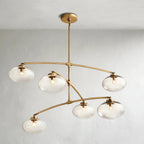 Cebret Glass Mobile Round Chandelier - Cyran Lamps