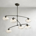 Cebret Glass Mobile Round Chandelier - Cyran Lamps
