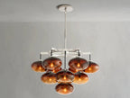 Cebret Glass Round Chandelier - Cyran Lamps