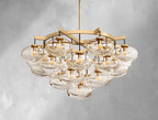 Cebret Glass Round Chandelier - Cyran Lamps