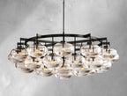 Cebret Glass Round Chandelier - Cyran Lamps