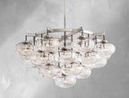Cebret Glass Round Chandelier - Cyran Lamps