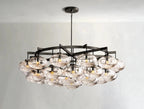 Cebret Glass Round Chandelier - Cyran Lamps