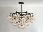 Cebret Glass Round Chandelier - Cyran Lamps