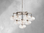 Cebret Glass Round Chandelier - Cyran Lamps