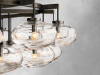 Cebret Glass Round Chandelier - Cyran Lamps