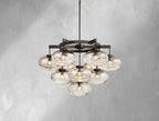 Cebret Glass Round Chandelier - Cyran Lamps