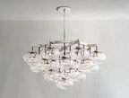 Cebret Glass Round Chandelier - Cyran Lamps
