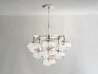 Cebret Glass Round Chandelier - Cyran Lamps